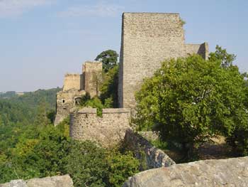 zřícenina gotického hradu Cornštejn 