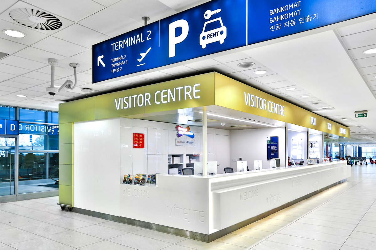 TURISTICKÉ INFORMAČNÍ CENTRUM - LETIŠTĚ VÁCLAVA HAVLA - TERMINÁL 2